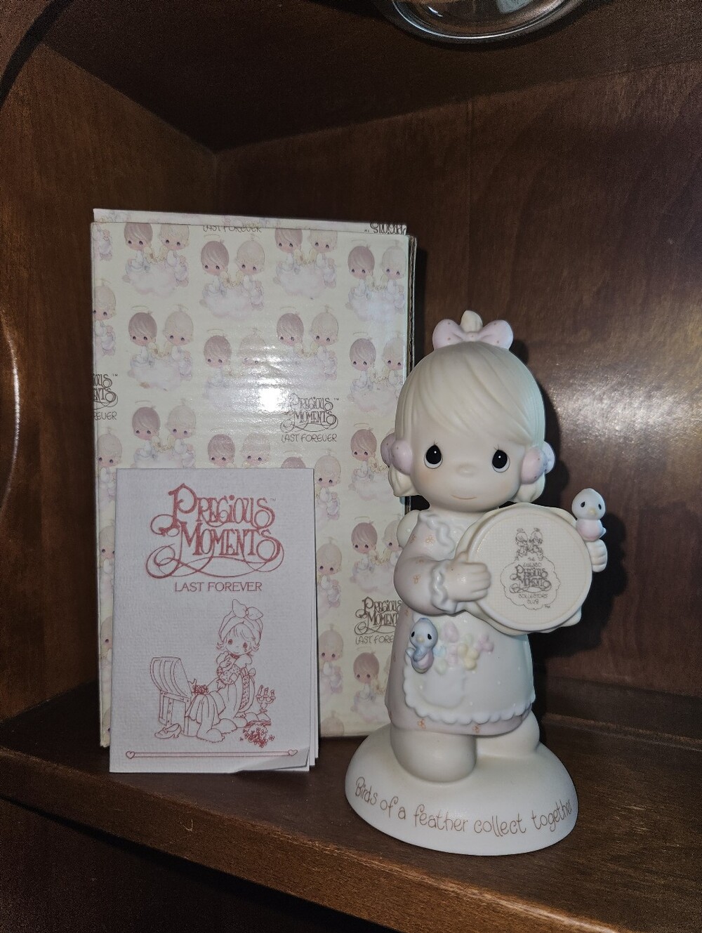 Precious Moments Birds Of A Feather Collect Together New In Original Box.